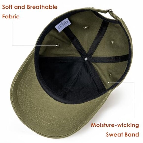 American Flag Baseball Hat Low Profile Washed Cotton Adjustable Classic - Picture 5 of 7